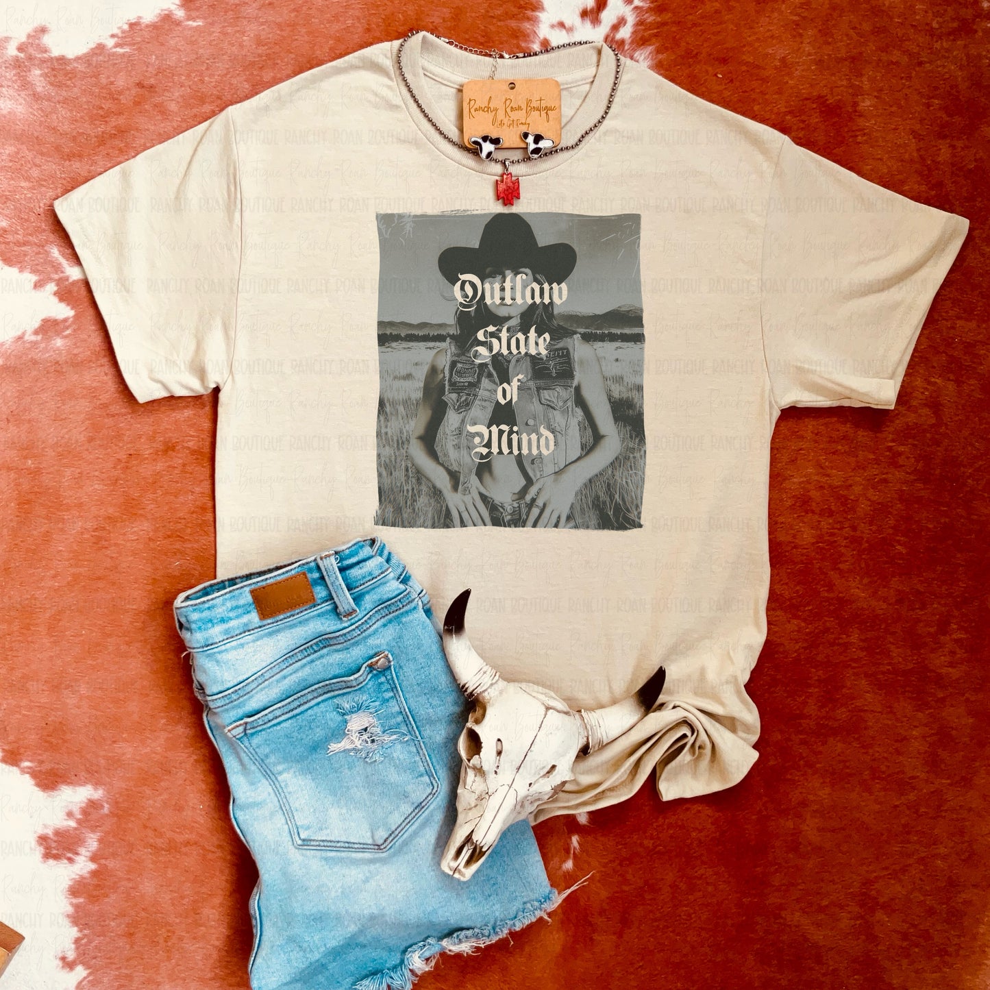 Outlaw State of Mind Western Graphic Tee