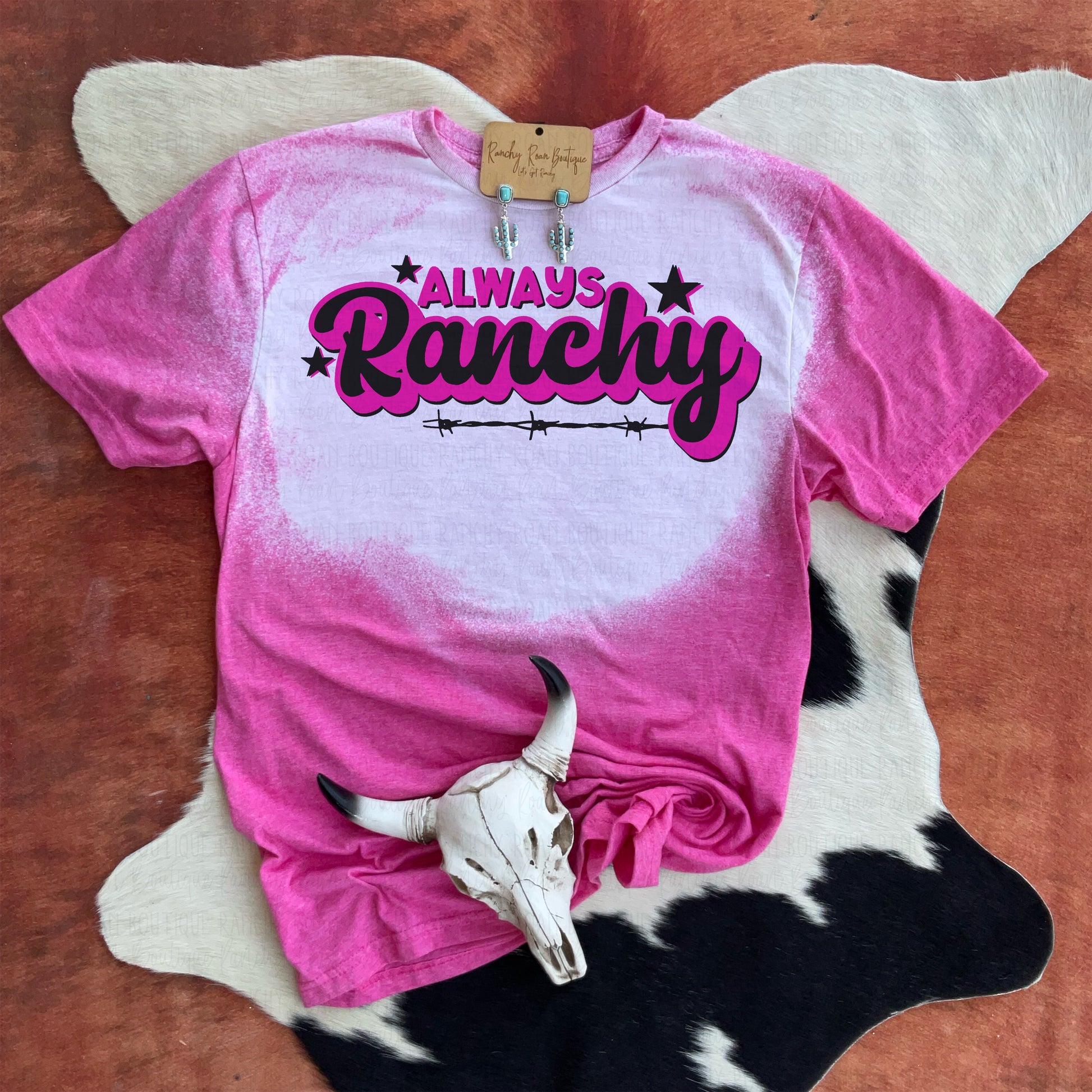 Always Ranchy Western Retro Tshirt - Ranchy Roan Boutique 