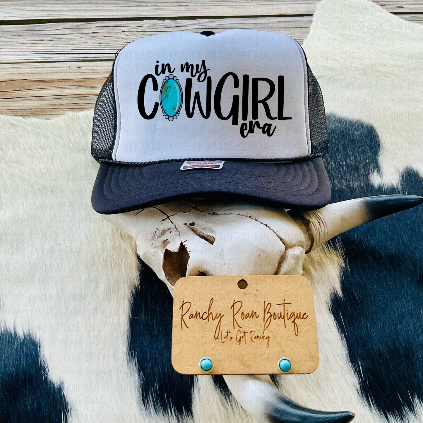 In My Cowgirl Era Western Foam Front Trucker Hat - Ranchy Roan Boutique 