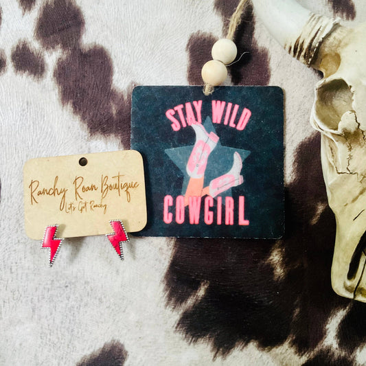 Stay Retro Cowgirl Freshie - Ranchy Roan Boutique 