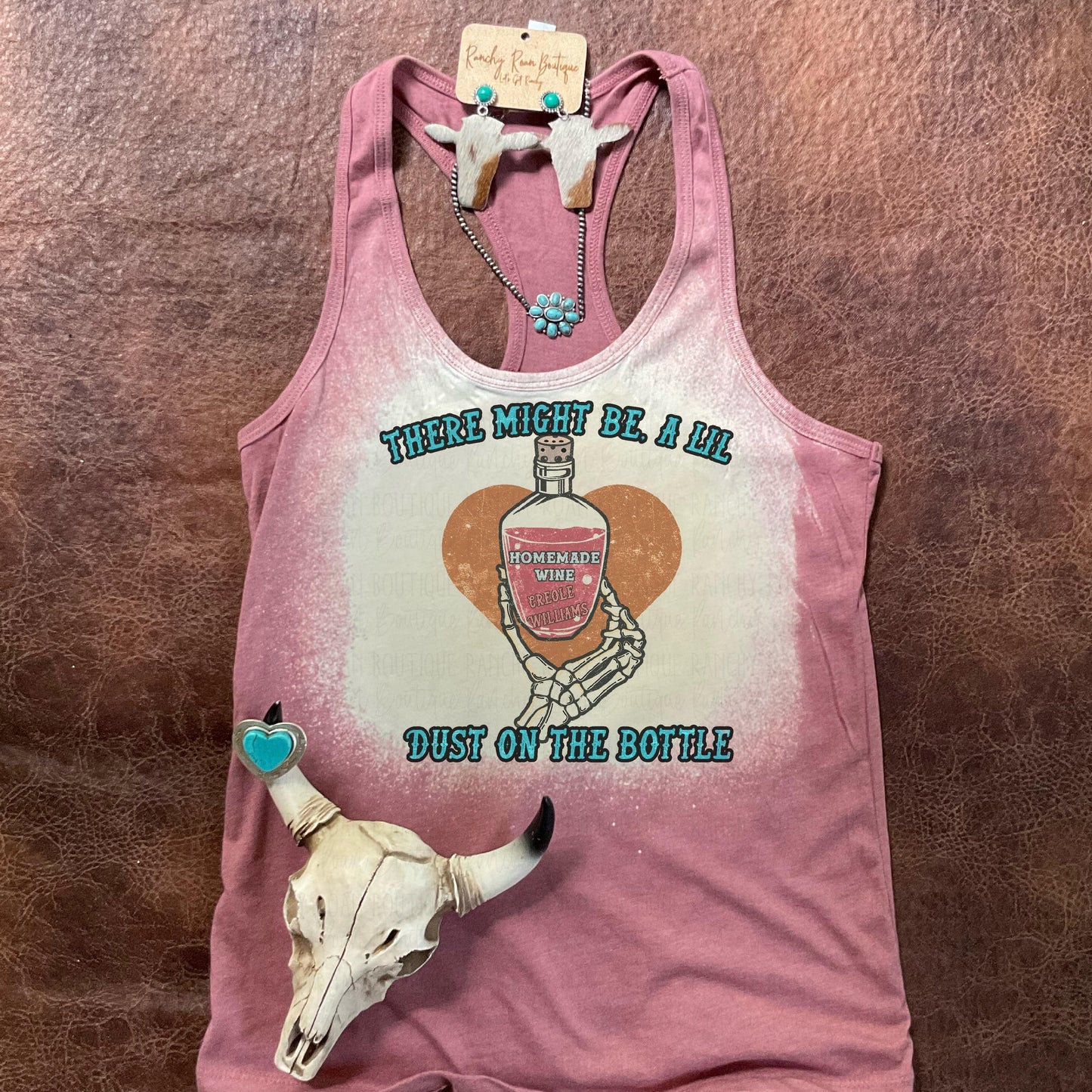 Homemade Wine Racerback Tank - Ranchy Roan Boutique 