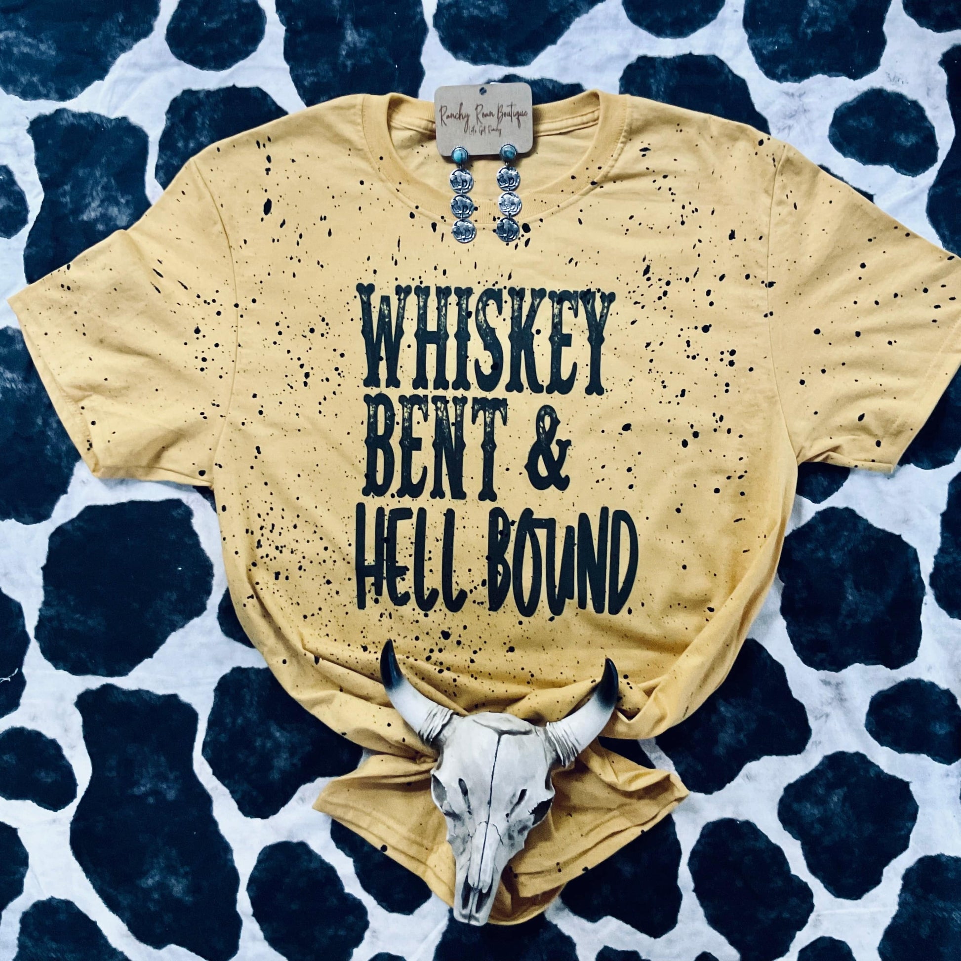 Whiskey Tee - Ranchy Roan Boutique 