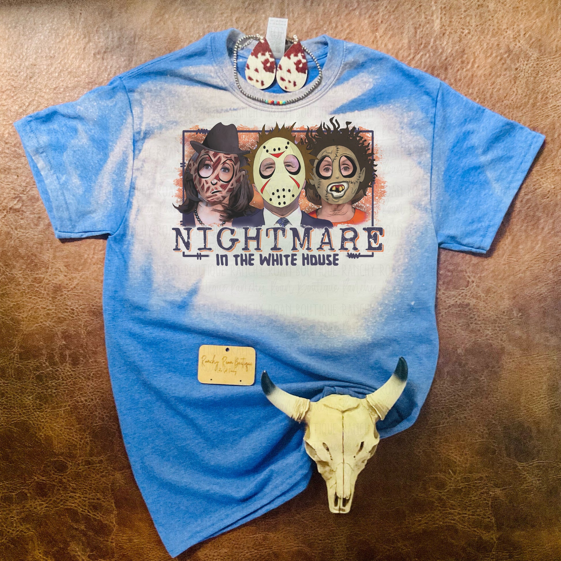 Nightmare in the Whitehouse Tee - Ranchy Roan Boutique 