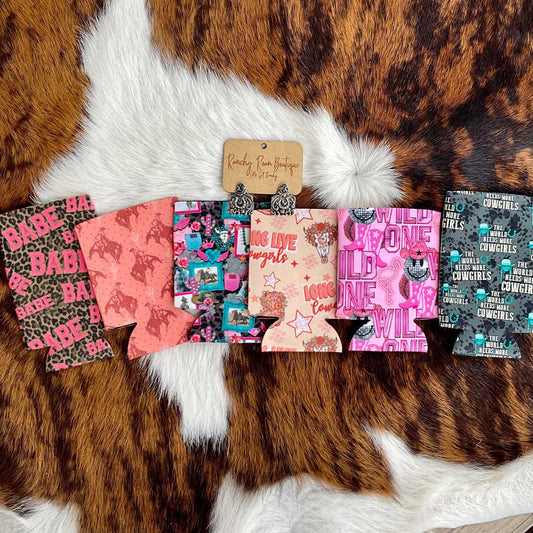 Western Rowdy Country Koozie - Ranchy Roan Boutique 