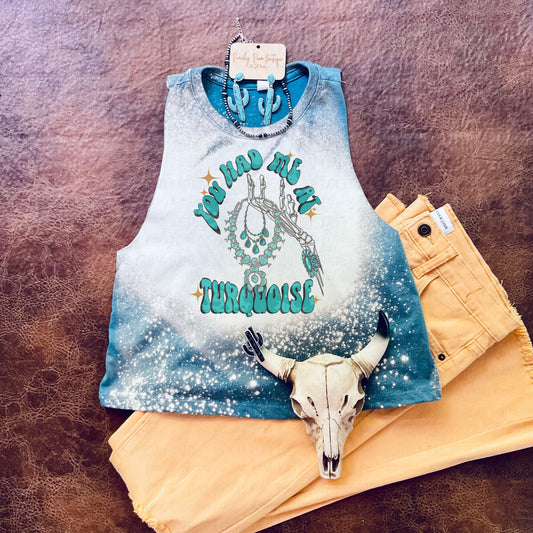 You had me at Turquoise Crop - Ranchy Roan Boutique 