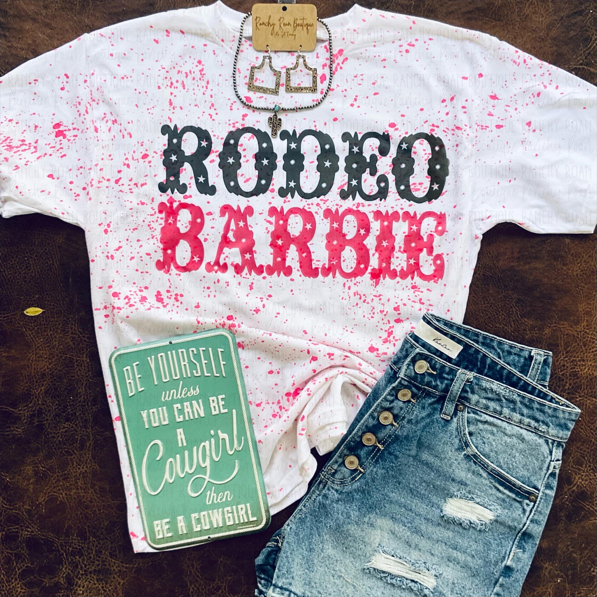 Rodeo Queen Western Tee - Ranchy Roan Boutique 