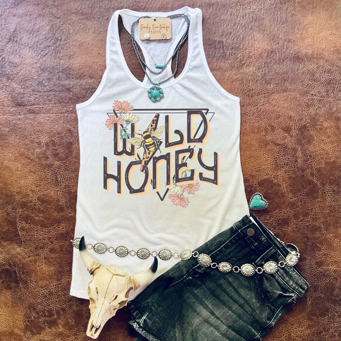 Wild Honey Tank - Ranchy Roan Boutique 