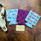 Grey Aztec Distressed Leopard Regular Koozie - Ranchy Roan Boutique 