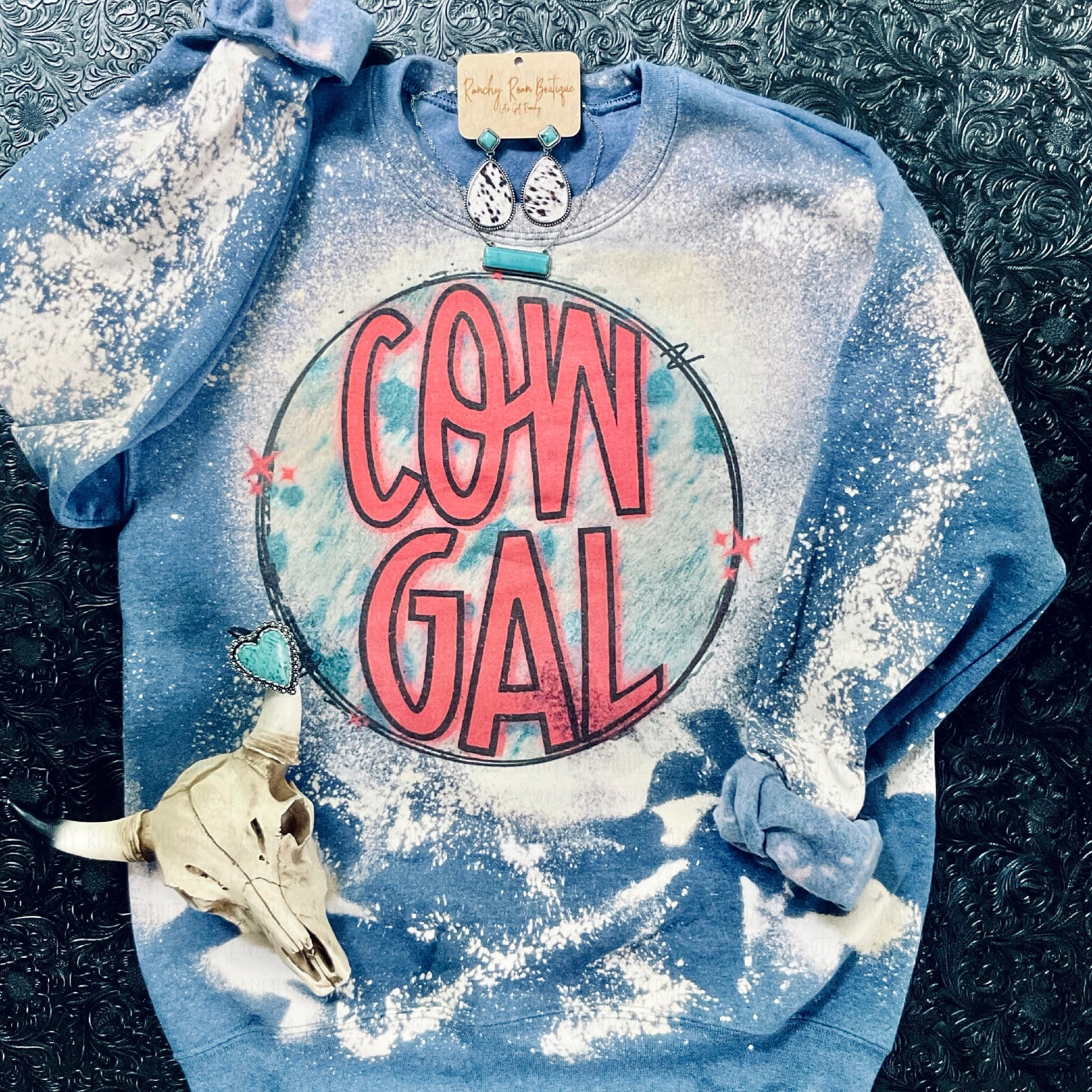 Acid Wash CowGal - Ranchy Roan Boutique 