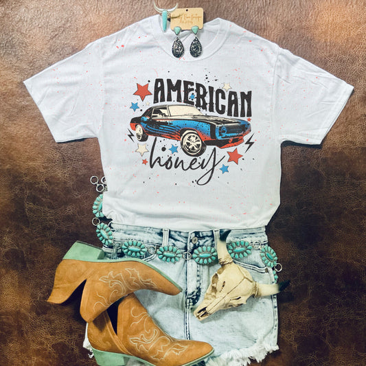 American Honey Tee - Ranchy Roan Boutique 