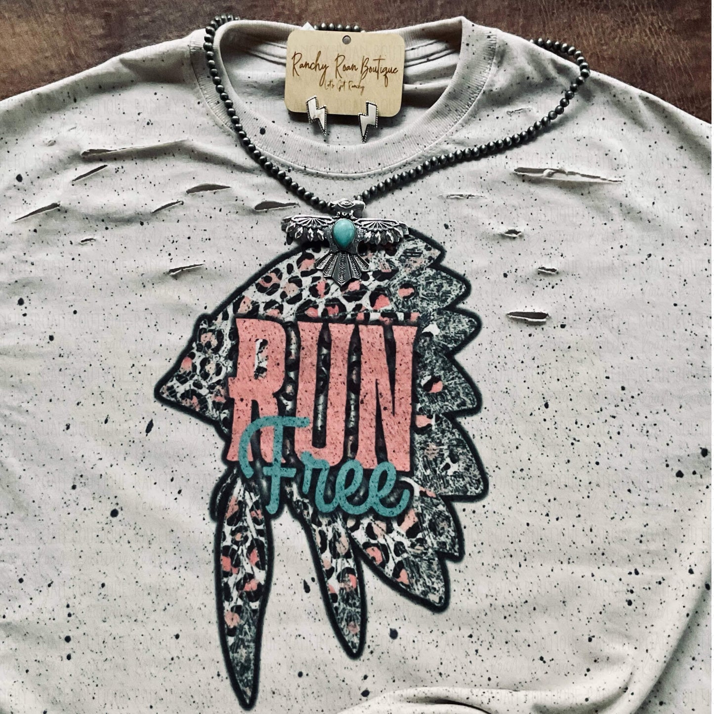 Run Free Distressed - Ranchy Roan Boutique 