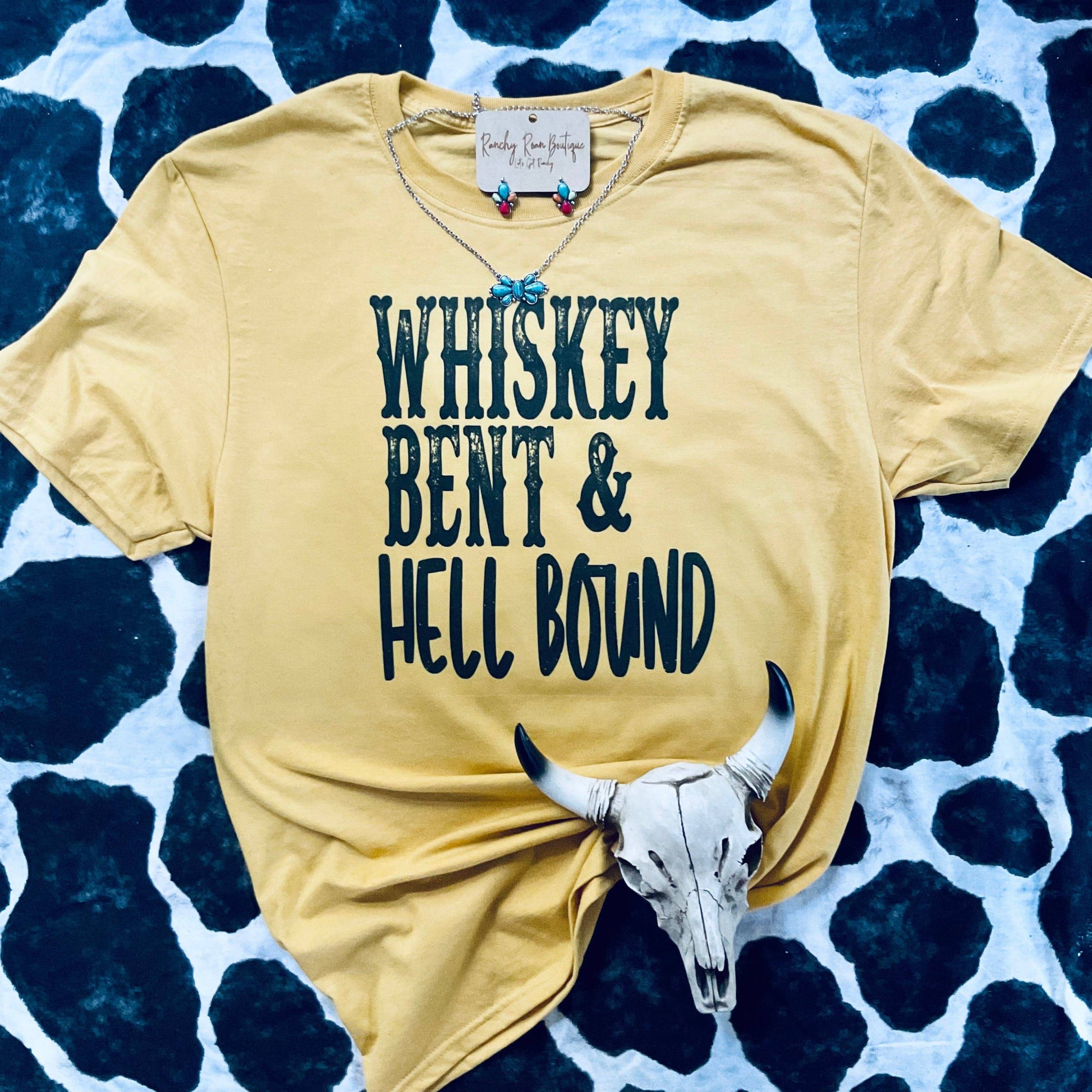 Whiskey Tee - Ranchy Roan Boutique 