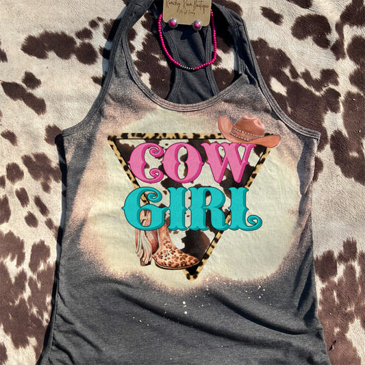 Cowgirl Racerback Tank - Ranchy Roan Boutique 