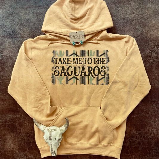 Take Me to the Saguaros Hoodie - Ranchy Roan Boutique 