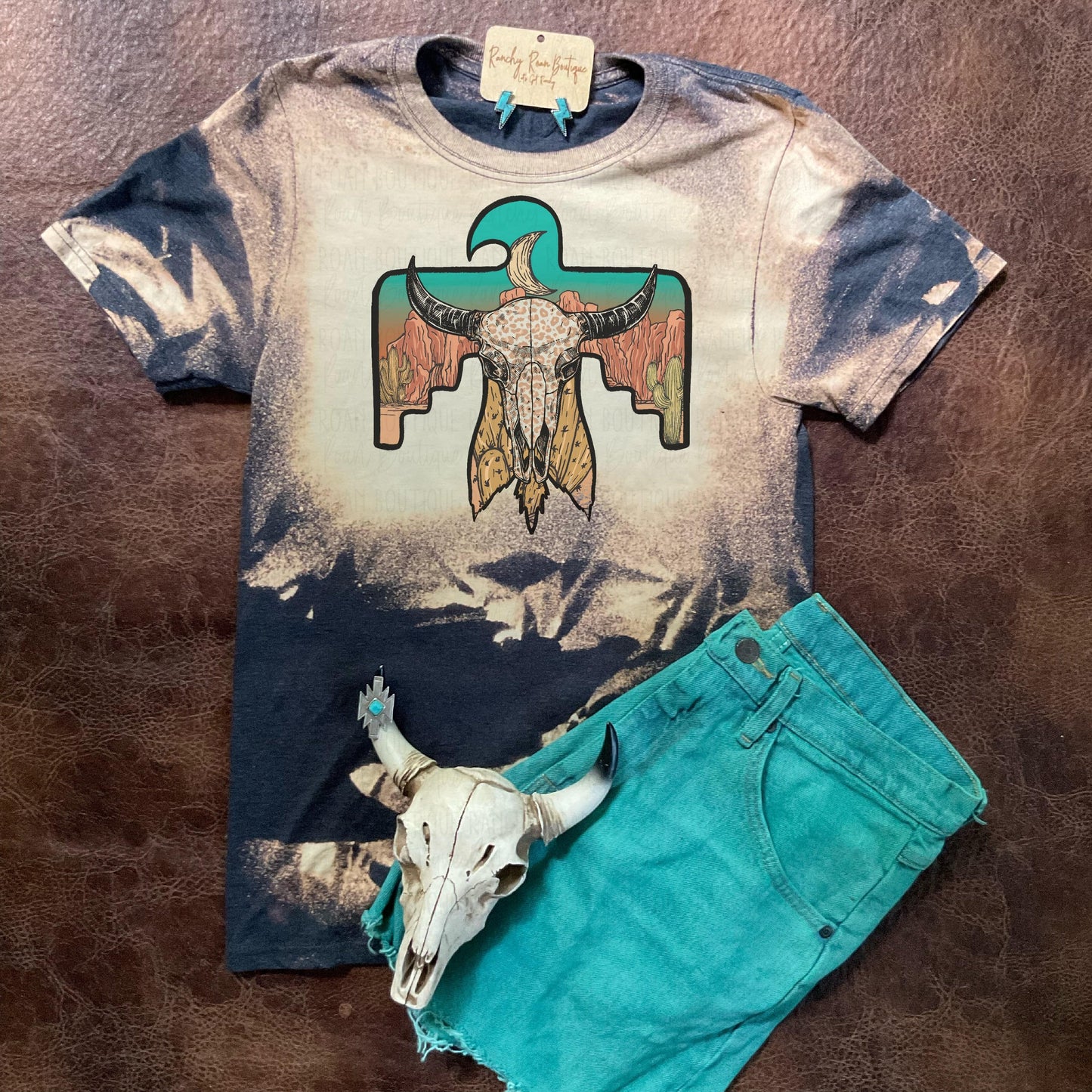 Thunderbird Desert Tee - Ranchy Roan Boutique 