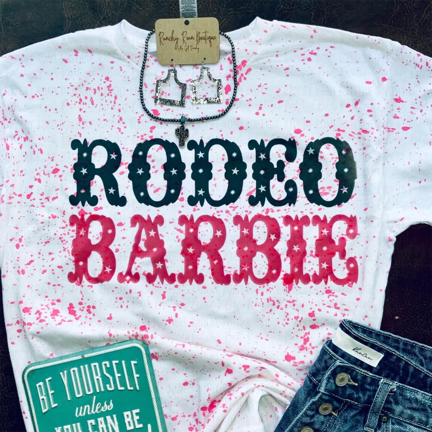 Rodeo Queen Western Tee - Ranchy Roan Boutique 