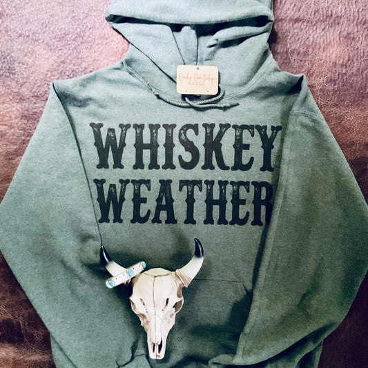 Whiskey Weather Hoodie - Ranchy Roan Boutique 