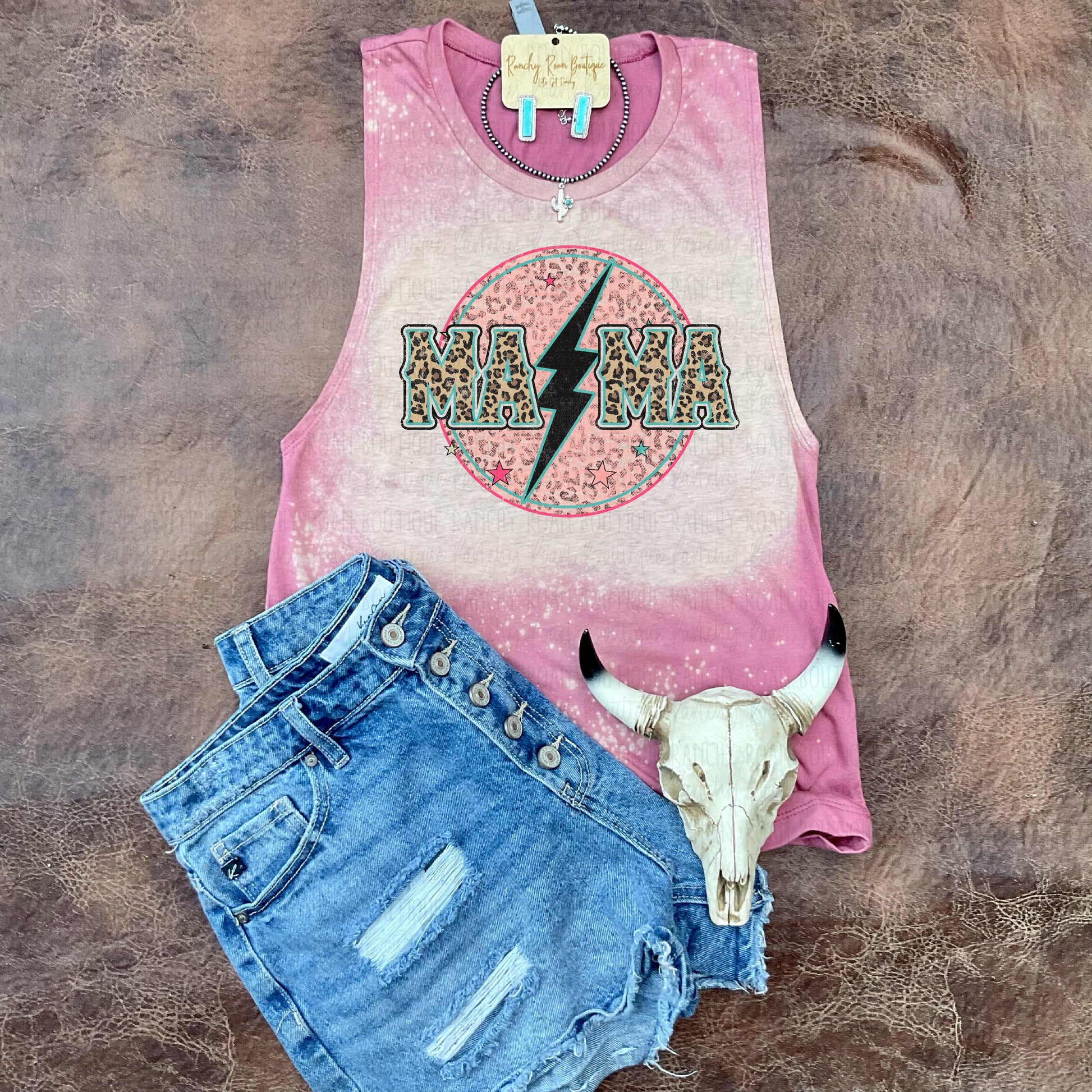 Mama Bolt Tank - Ranchy Roan Boutique 