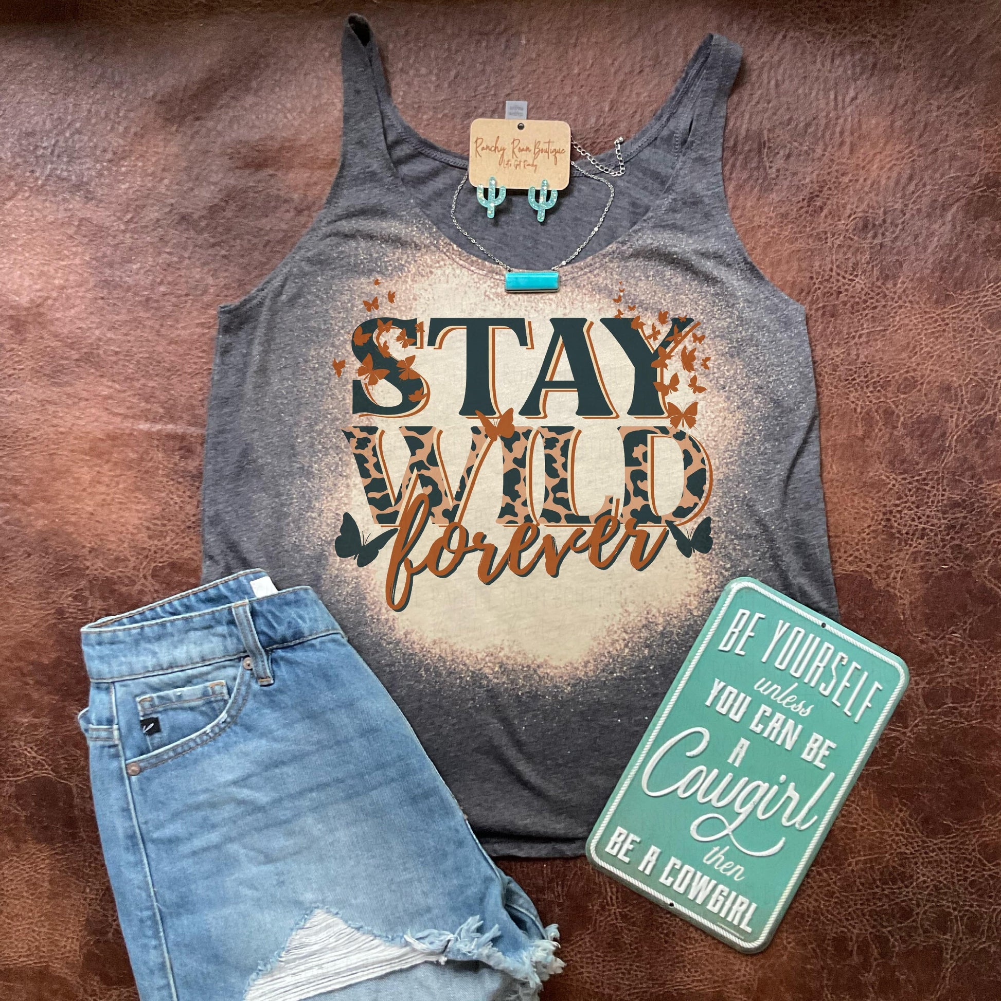 Stay Wild Forever Tank - Ranchy Roan Boutique 