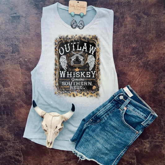 Outlaw Whiskey Tank - Ranchy Roan Boutique 