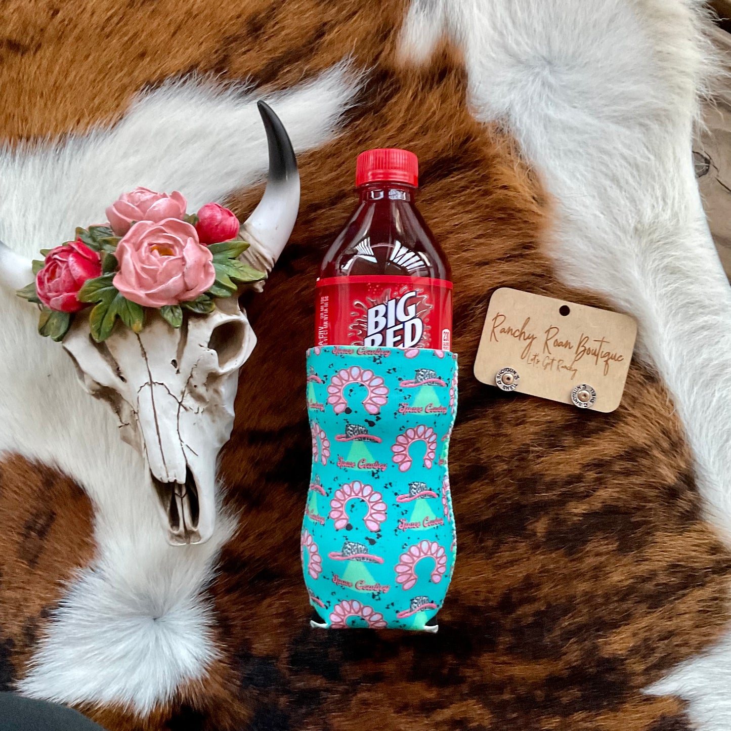 Space Cowboy Slim Koozie - Ranchy Roan Boutique 