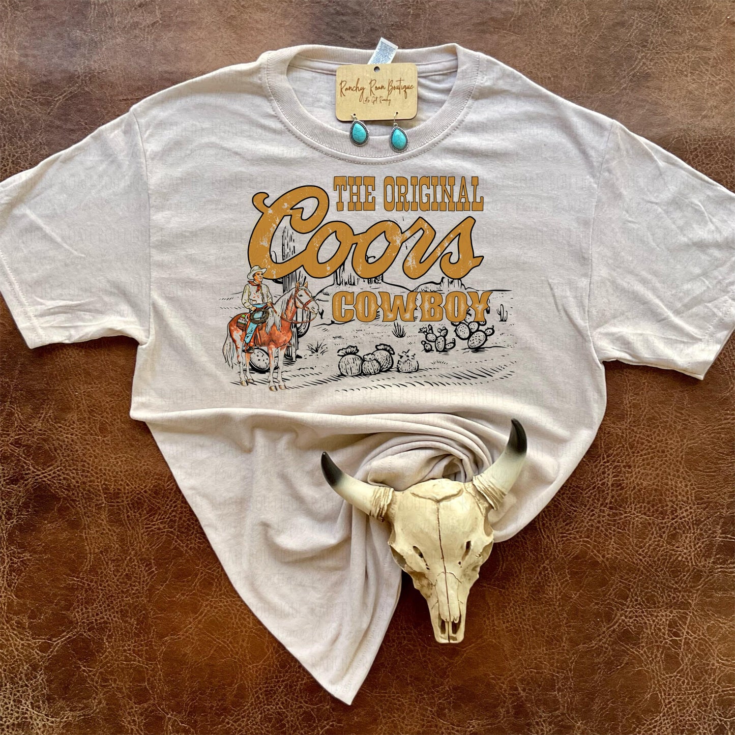 The Original Coors Cowboy Western Tee - Ranchy Roan Boutique 