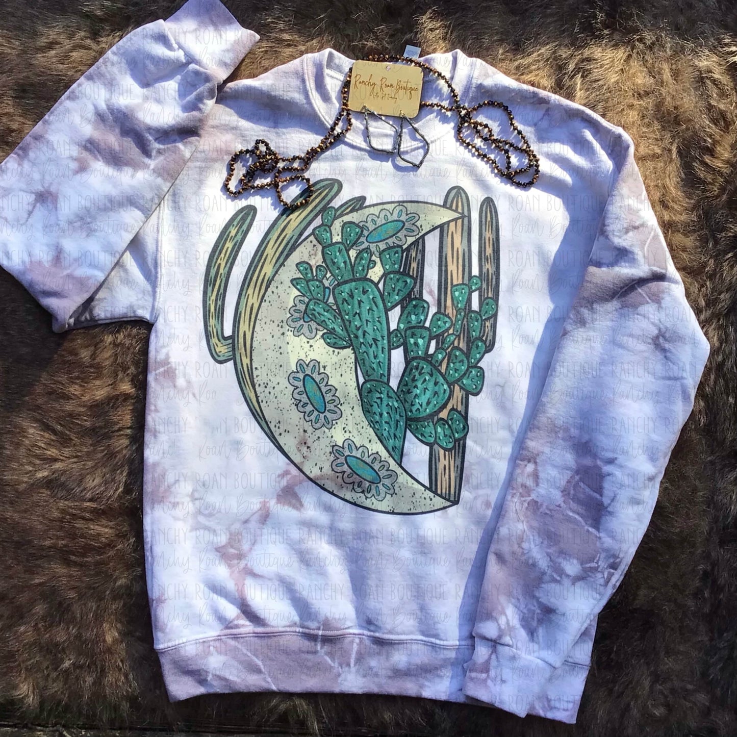 Desert Cactus Southwestern Sweatshirt.