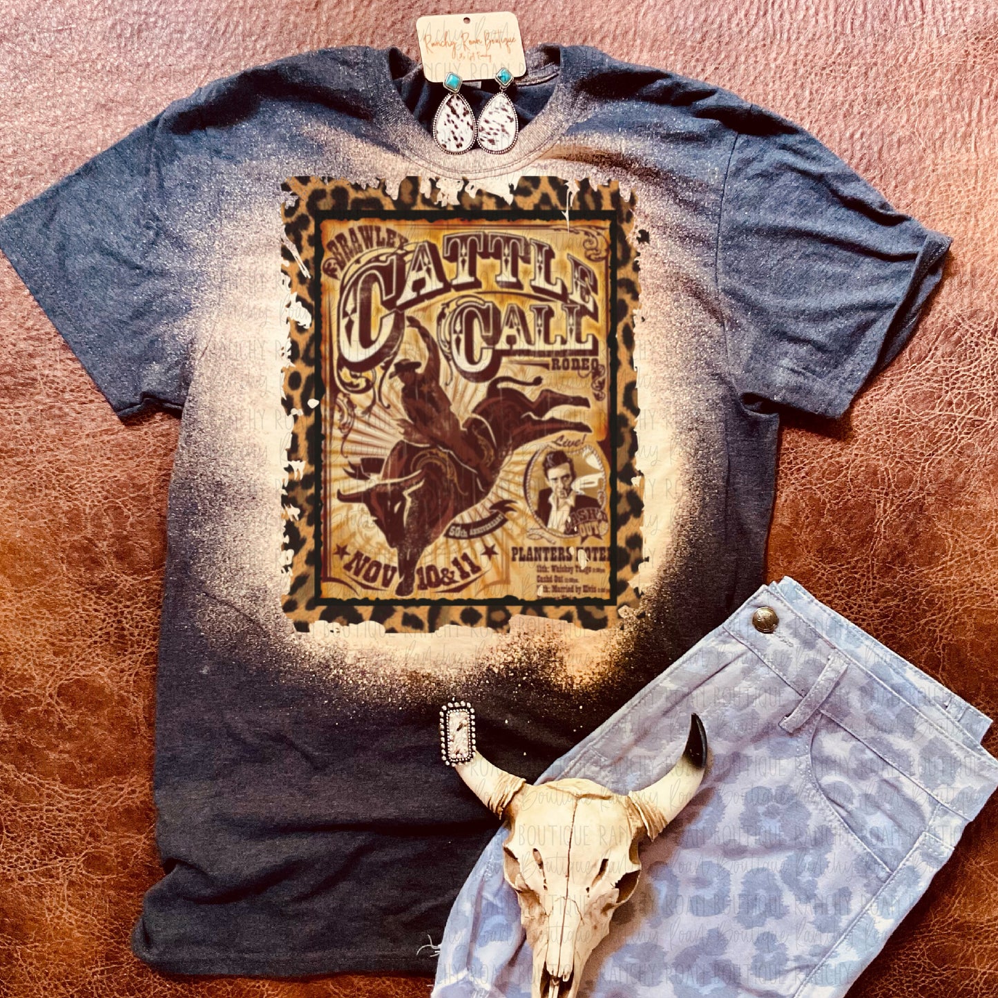 Cattle Call Rodeo Tee - Ranchy Roan Boutique 