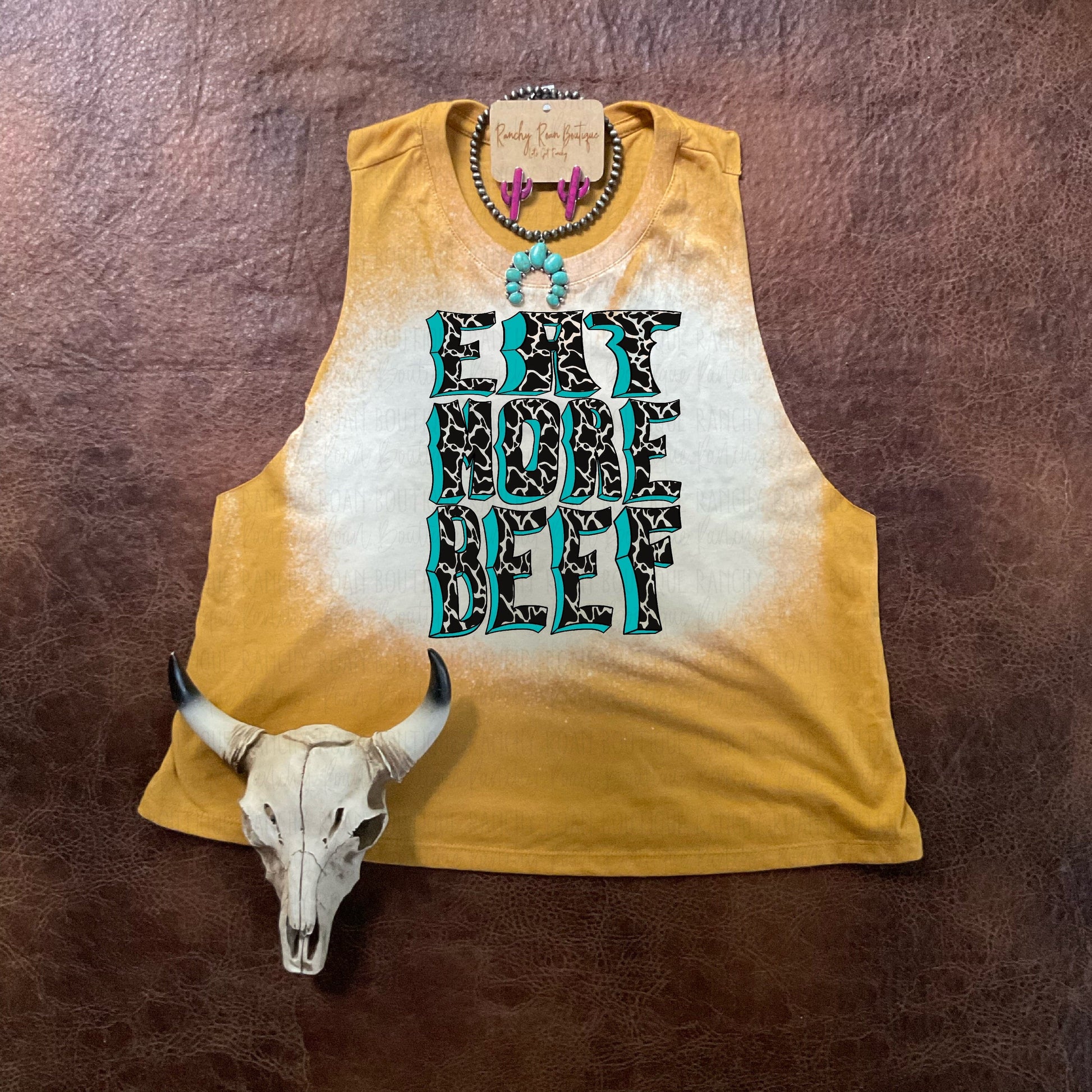 Eat More Beef Cow Crop - Ranchy Roan Boutique 