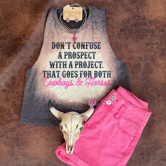 Don’t Confuse Cowboys and Horses Crop - Ranchy Roan Boutique 