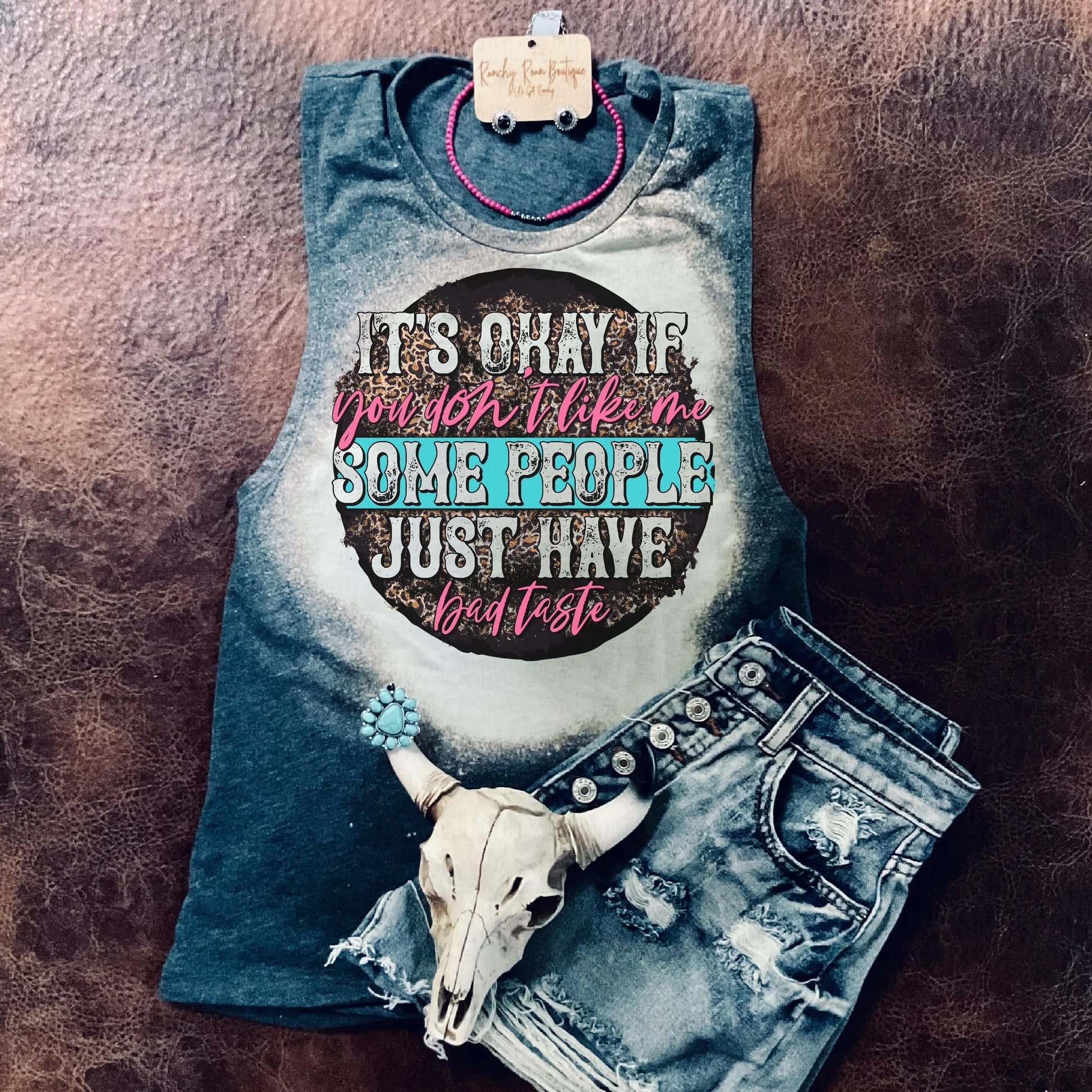 It’s Okay Tank - Ranchy Roan Boutique 