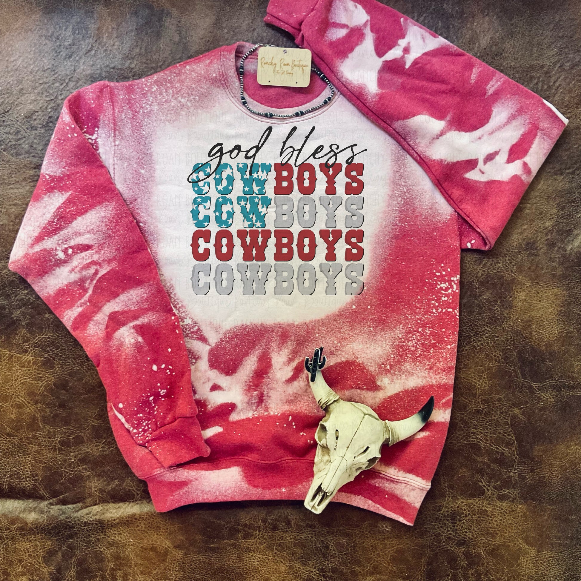 God Bless Cowboys - Ranchy Roan Boutique 