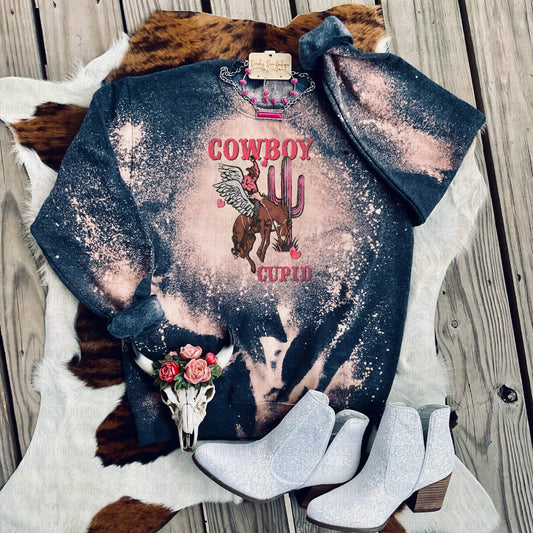 Cowboy Cupid Sweatshirt - Ranchy Roan Boutique 