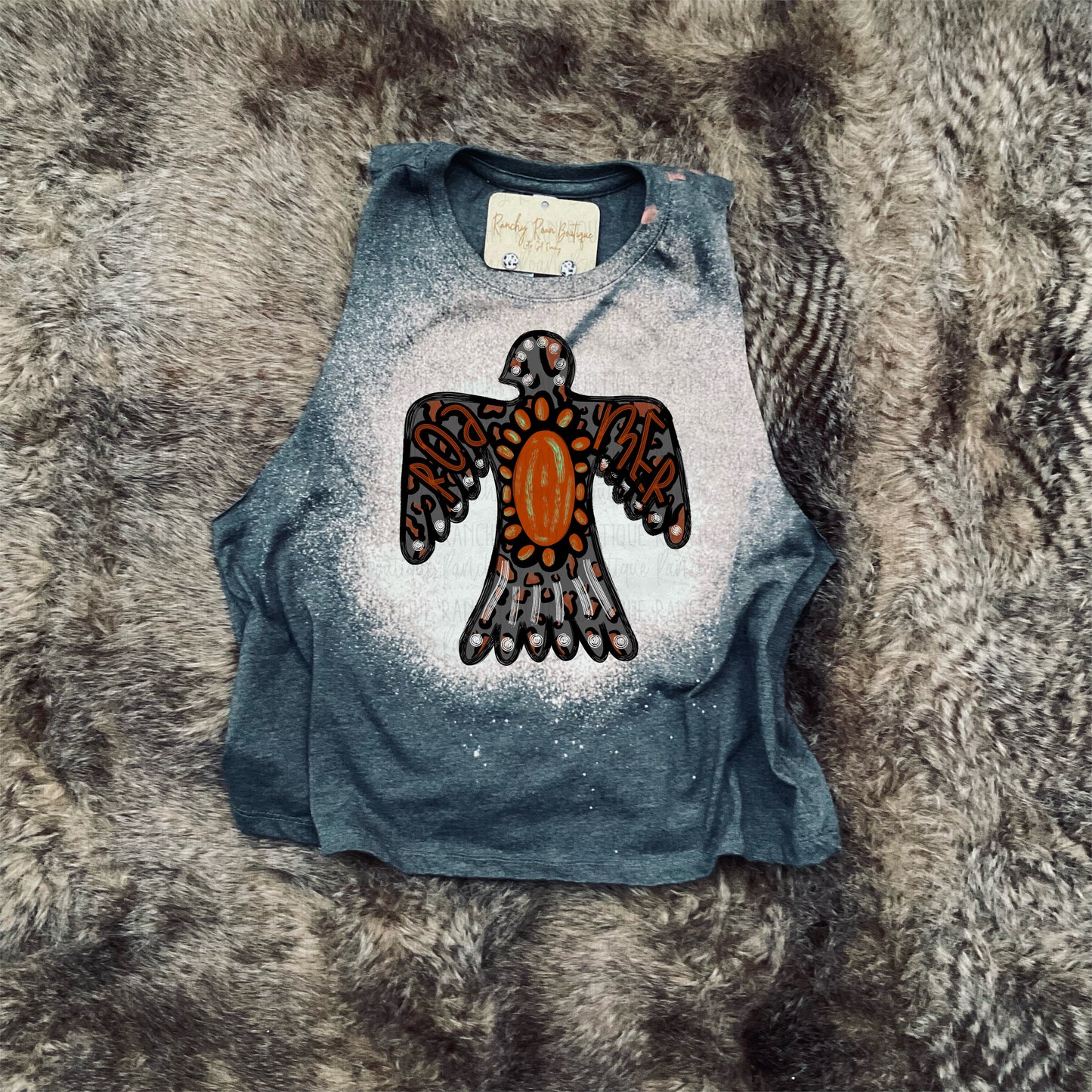 Roamer Thunderbird Crop - Ranchy Roan Boutique 