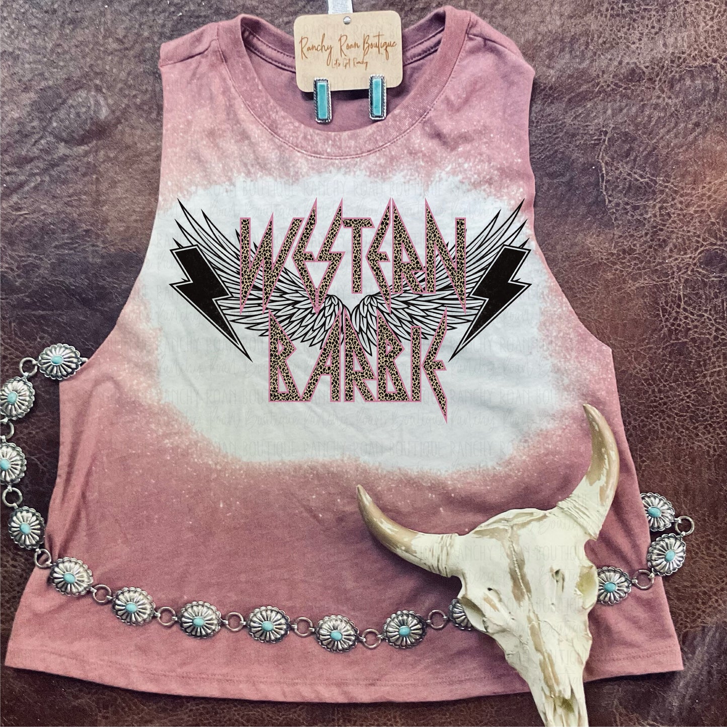 Western Barbie Crop - Ranchy Roan Boutique 