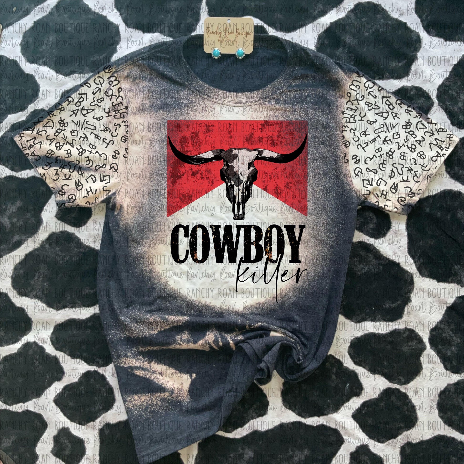 Cattle Brand Tee - Ranchy Roan Boutique 