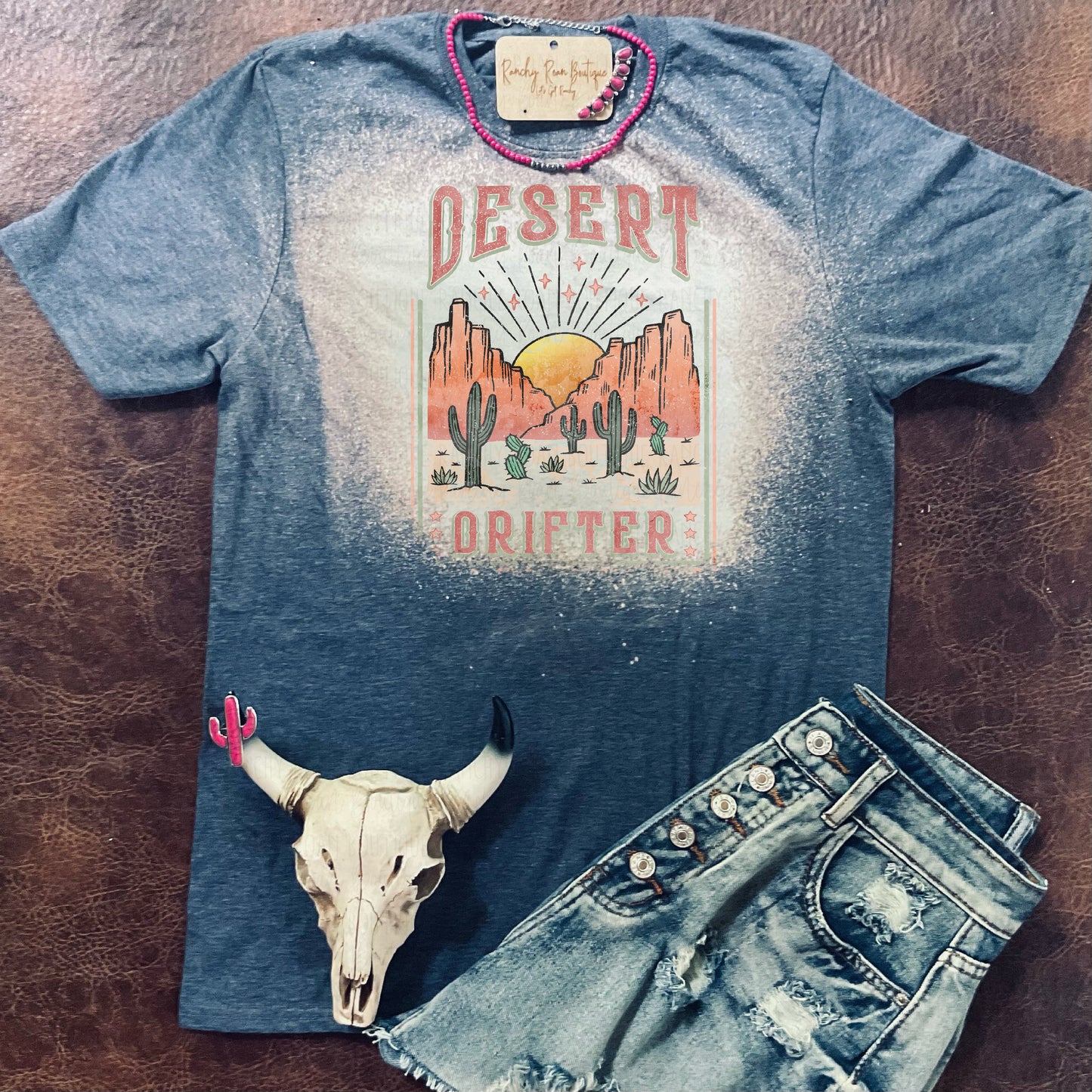 Desert Drifter Tee - Ranchy Roan Boutique 