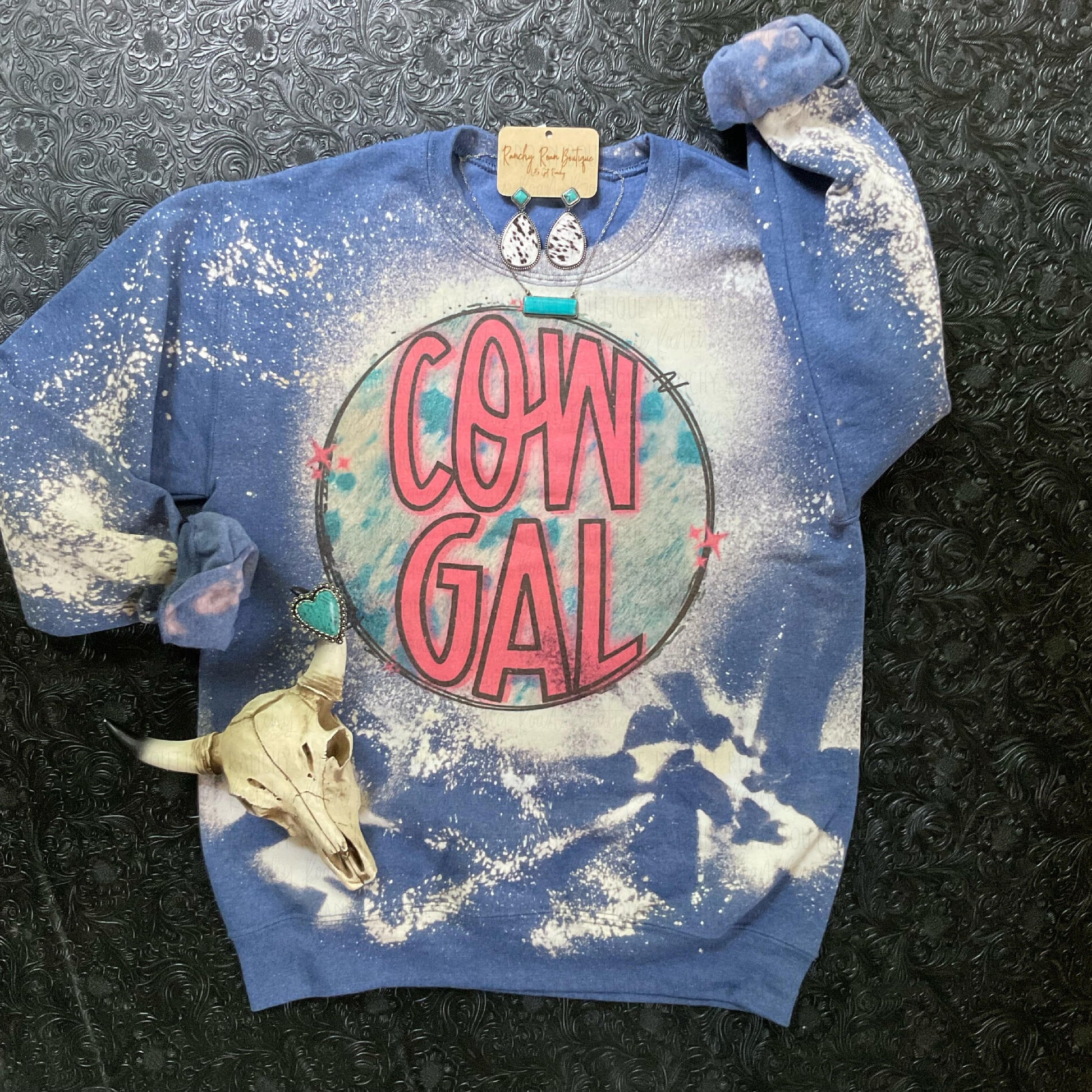 Acid Wash CowGal - Ranchy Roan Boutique 