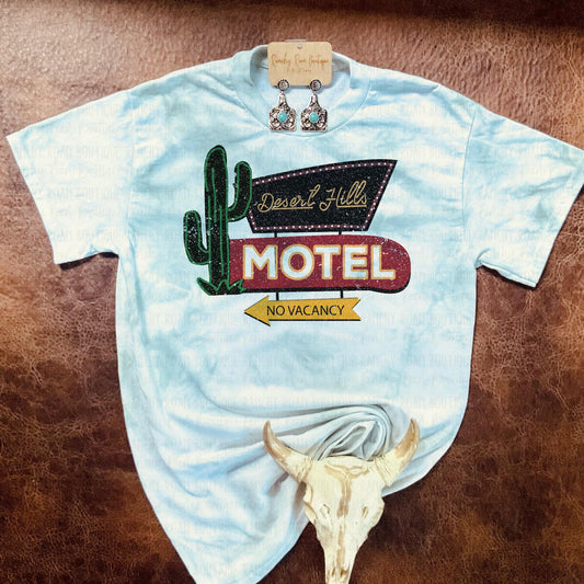 Desert Hills Motel Tee - Ranchy Roan Boutique 