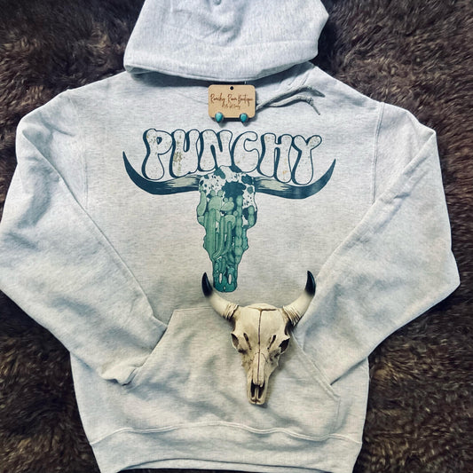 Punchy Cactus Hoodie - Ranchy Roan Boutique 