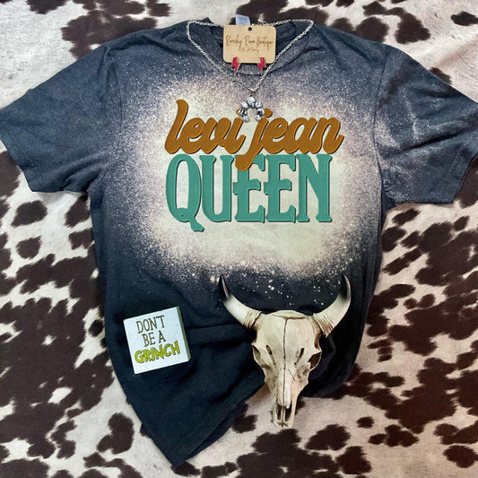 Queen Jean Western Tee - Ranchy Roan Boutique 