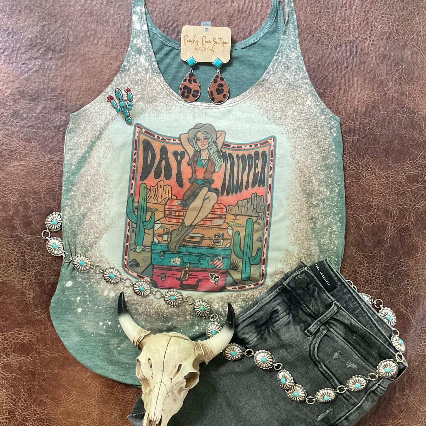 Day Tripper Tank - Ranchy Roan Boutique 