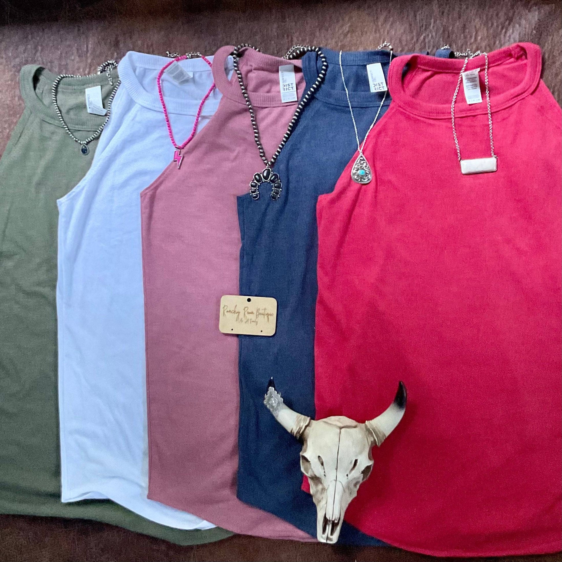 Women’s Perfect Tri  Rocker Tank - Ranchy Roan Boutique 