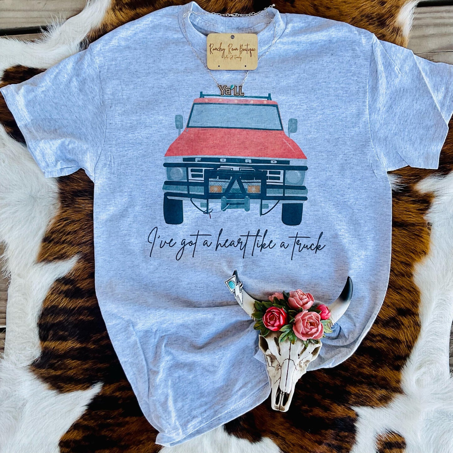 Heart Like a Truck - Ranchy Roan Boutique 