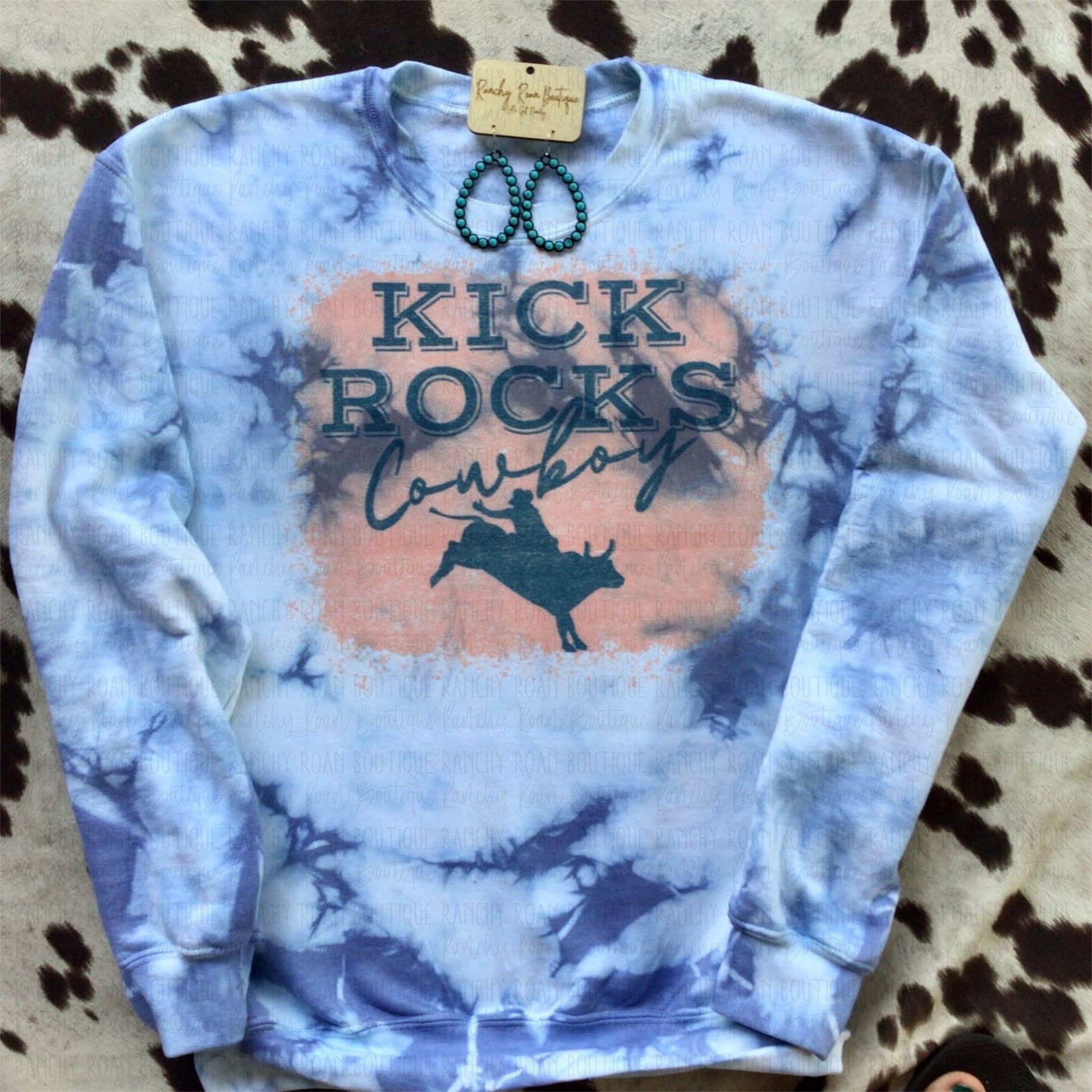 Kick Rock Cowboy Sweatshirt.