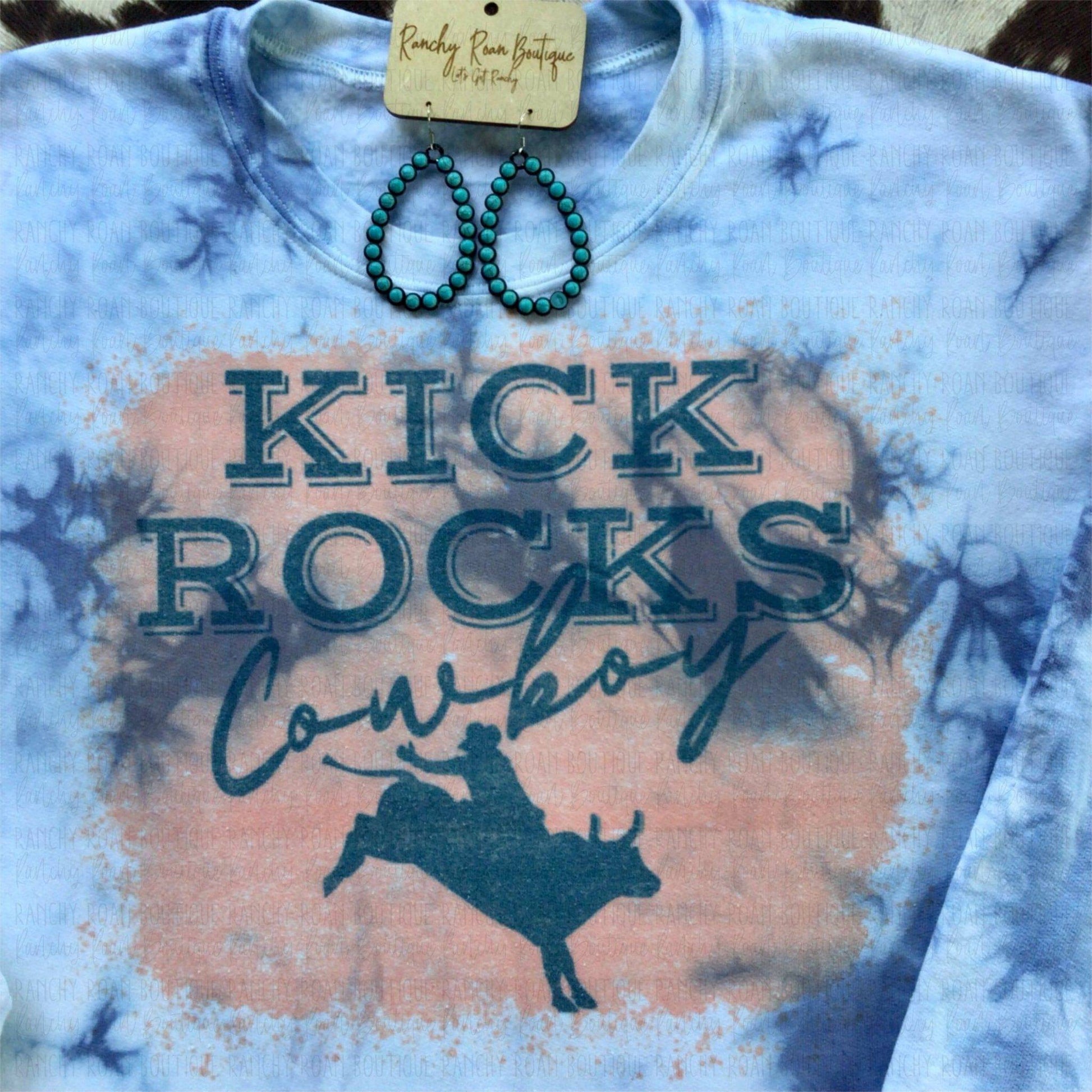 Kick Rock Cowboy Sweatshirt.