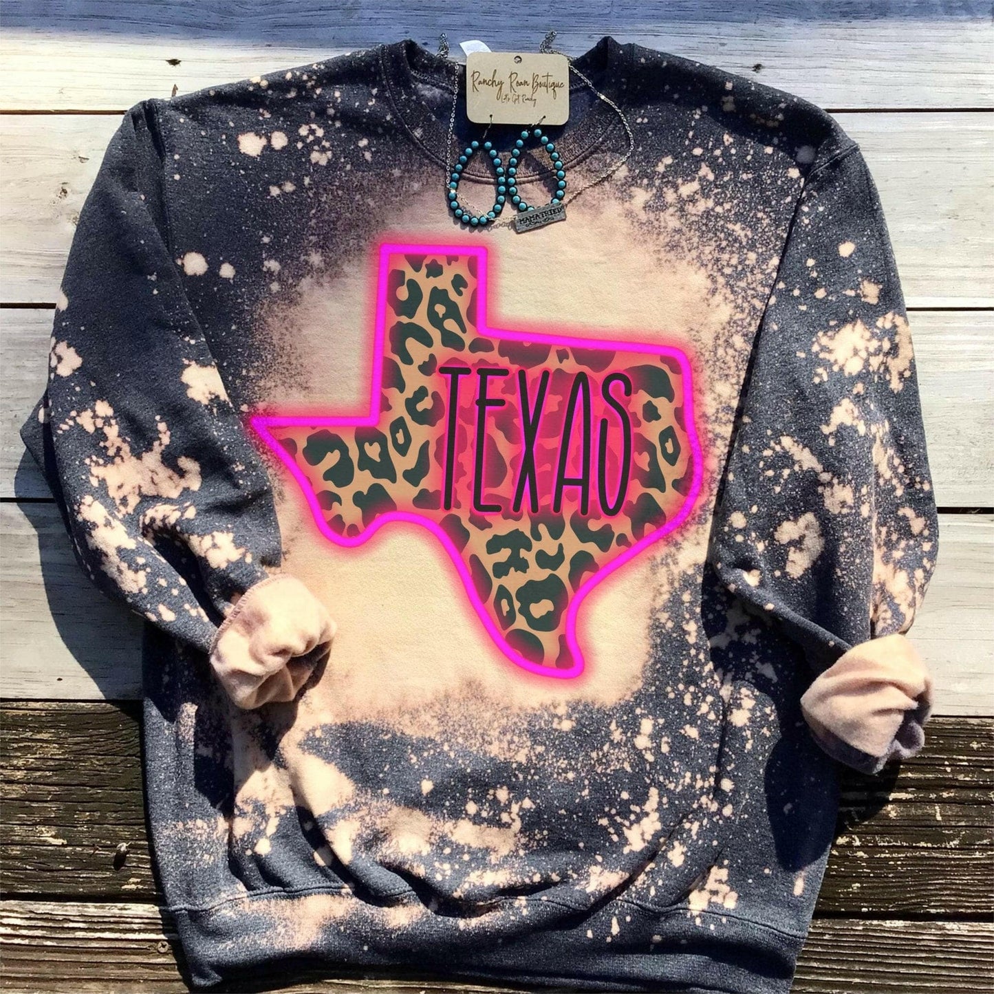 Neon Texas  Sweatshirt.