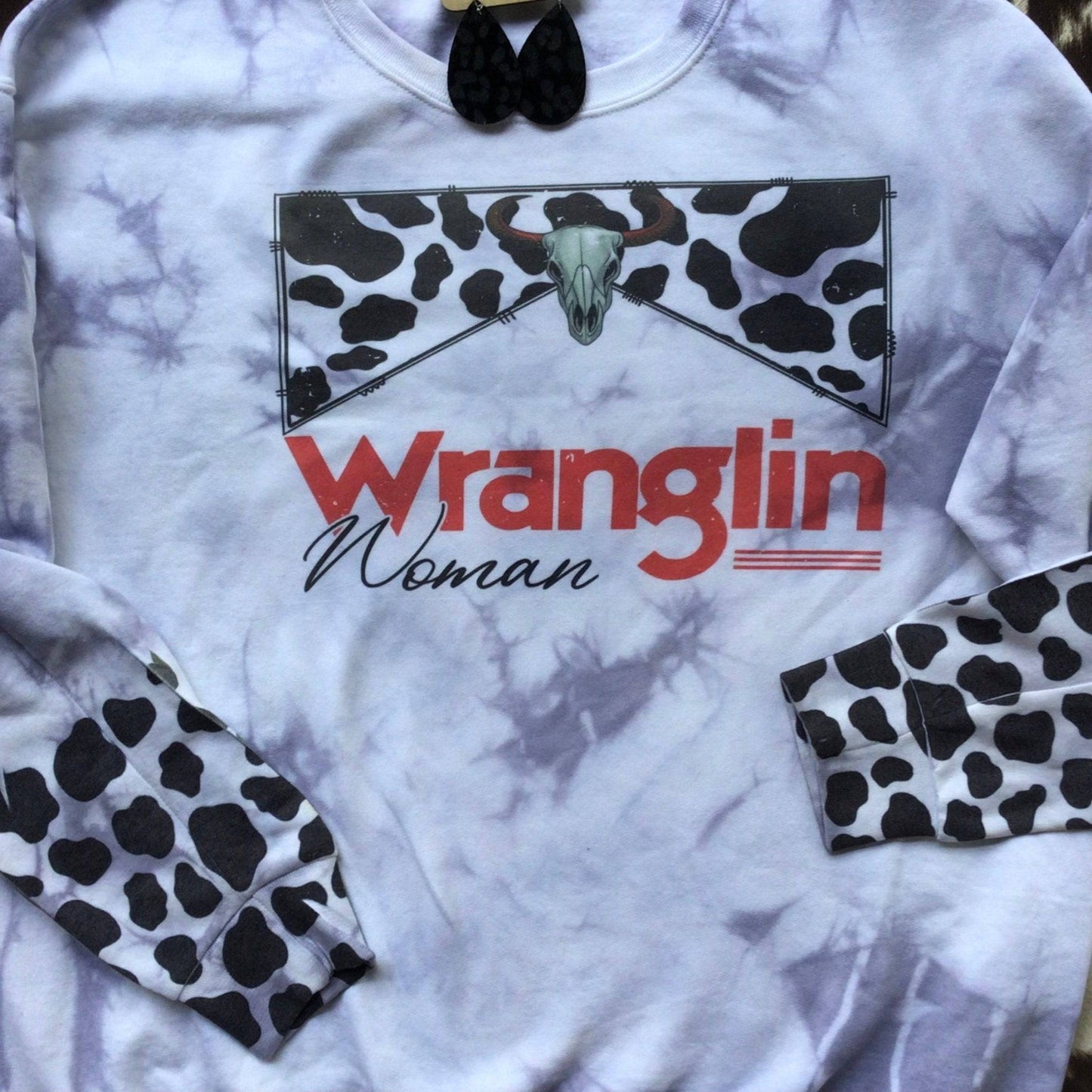 Wranglin Woman Sweatshirt Wranglin Mama Sweatshirt.